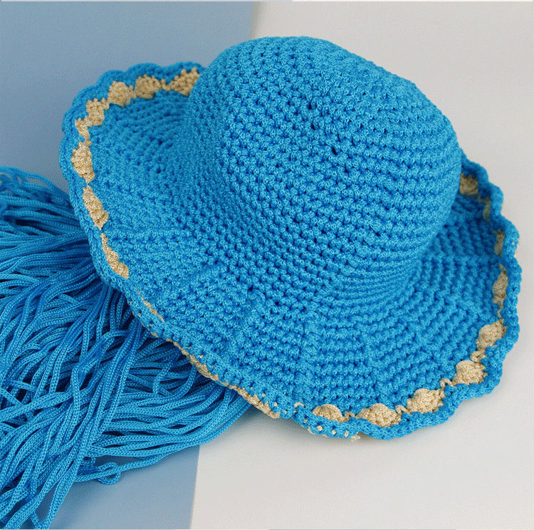 《轻体粗冰丝线钩帽子线编夏凉帽空心线腈纶粗毛线钩编勾包包材料包