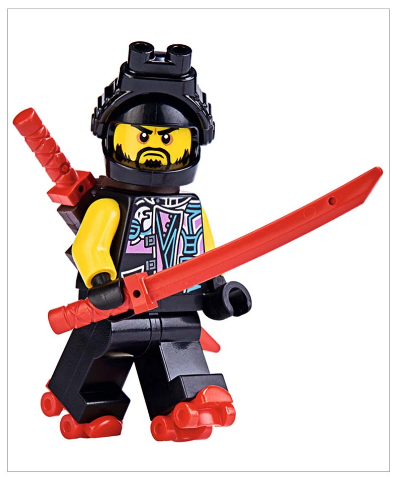 乐高幻影忍者第13集附赠乐高小人仔玩具轮滑小子46912岁儿童漫画书