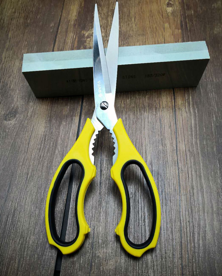 jing ping家用大号多功能加长不锈钢剪刀厨房用专用强力鸡骨剪食物