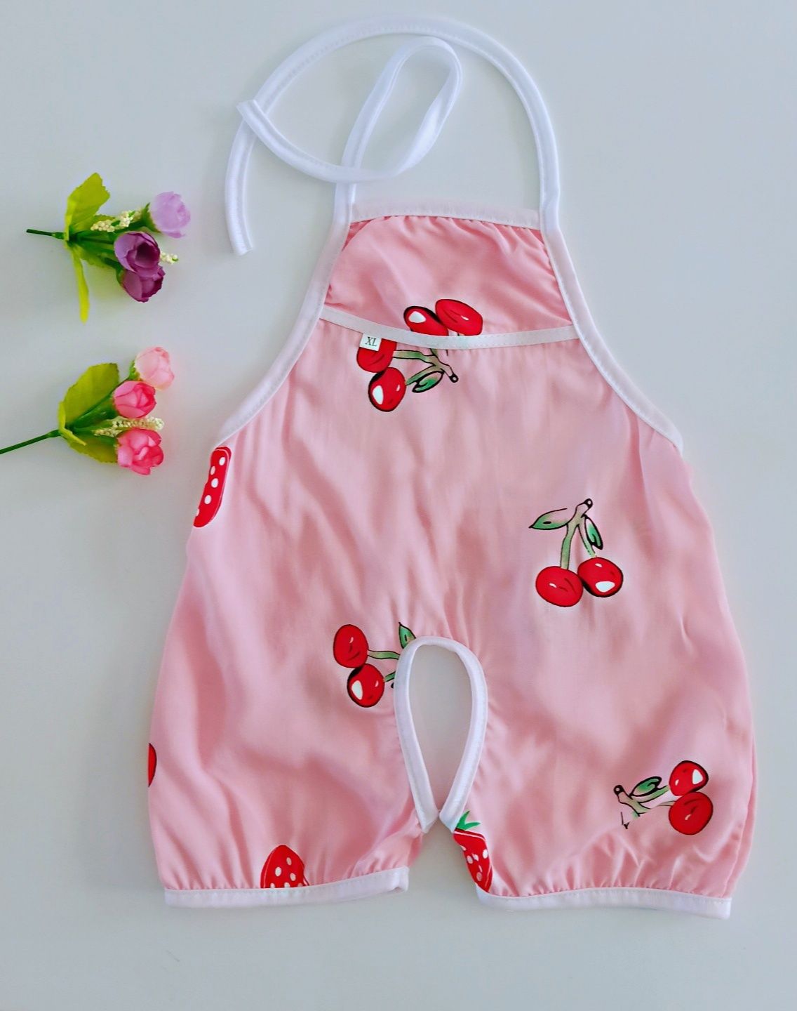 婴儿肚兜 2021年新款棉绸连体肚兜 买二送一 买三送二 [送同款] 蓝色