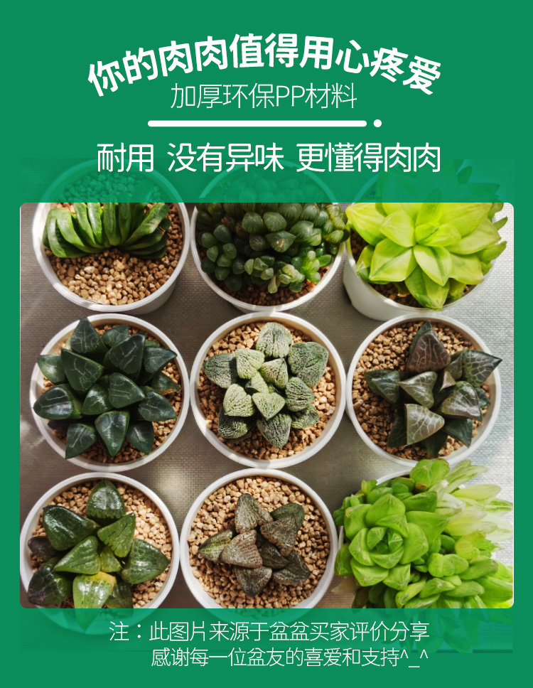 万象盆多肉植物花盆小号塑料玉露多肉老桩花盆圆形加厚大号jingping