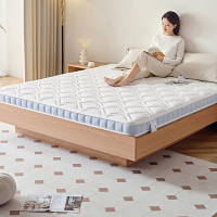 全友家居 薄款进口天然乳胶床垫1.8x2米双人家用舒脊椰棕床垫子
