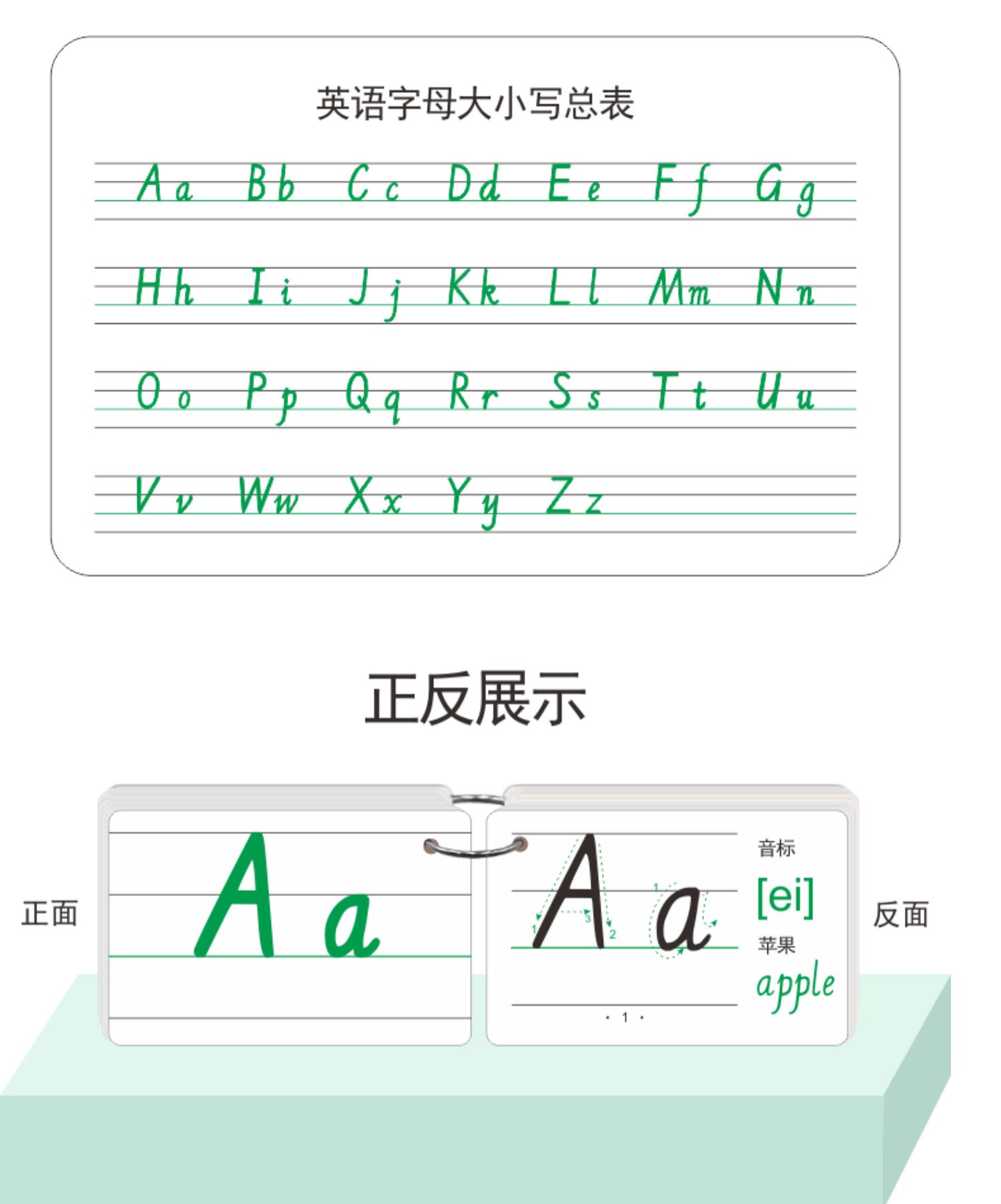 《蒙育26个英文字母卡片大小写幼儿小学生幼儿早教启蒙自然拼读卡片 打孔/英语字母卡26张》无著【摘要 书评 在线阅读】-苏宁易购图书