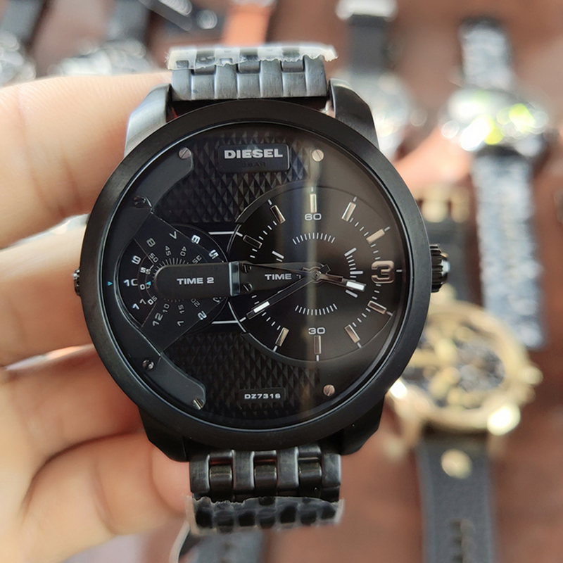 【diesel石英表dz7316】 diesel迪赛男士手表石英表表盘不锈钢时尚