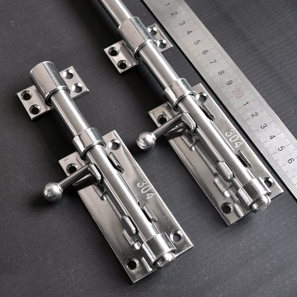 敬平加粗加厚304不锈钢插销天地插销大门闩门栓锁上下肥仔插销门牛
