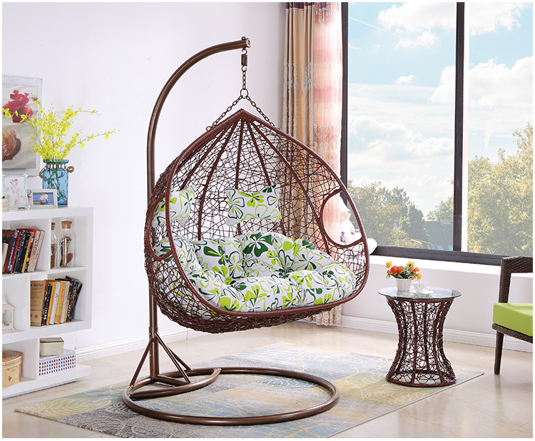 【优选】 吊篮藤椅客厅双人鸟巢家用秋千吊椅休闲椅吊床室内阳台摇篮