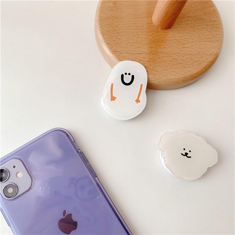 日韩国ins立体卡通可爱手机支架折叠伸缩防摔看电视视频刷剧懒人支架