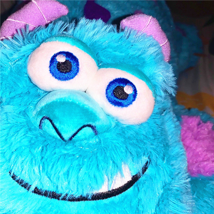 可爱怪兽大学公仔苏利文蓝毛怪玩偶趴趴抱枕毛绒玩具生日礼物男女全长
