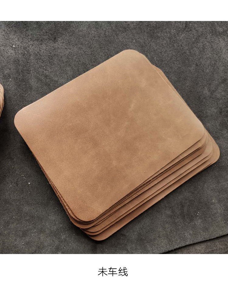 复古定制头层牛皮鼠标垫办公游戏滑鼠垫苹果电脑加厚皮桌垫