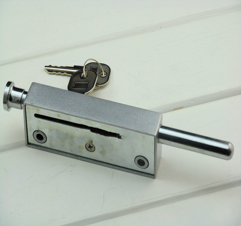 定做 旋转锁插销锁插锁弹簧插销不锈钢插销钥匙开插销地插锁 象黑色带