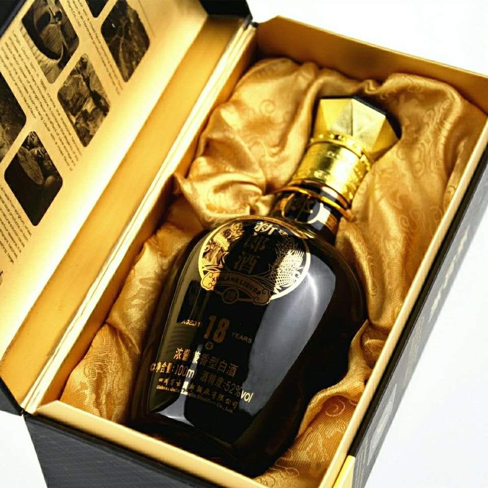 新郎酒18年浓酱兼香型白酒尊享52度100ml单瓶小酒版