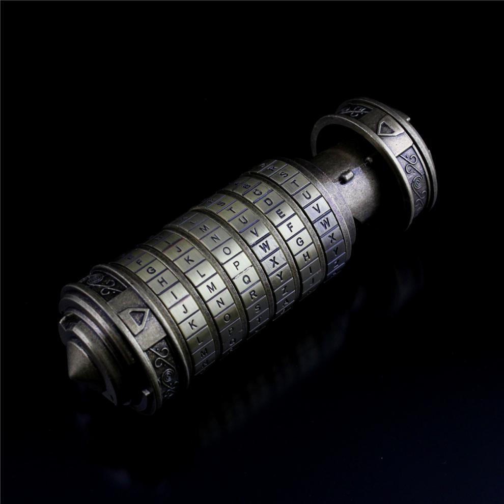 复古创意礼品达芬奇密码筒锁简装浪漫情侣送男友送女友达芬奇密码锁