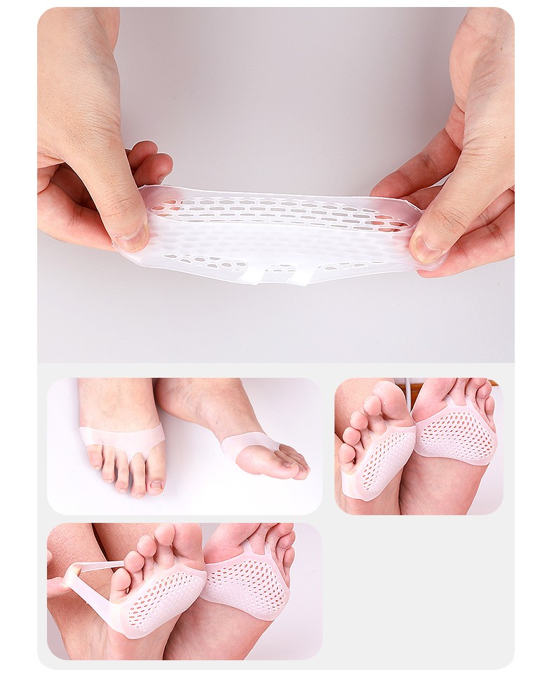 6双装前掌垫硅胶高跟鞋防痛护脚防滑透气前脚掌垫女防磨脚神器超软