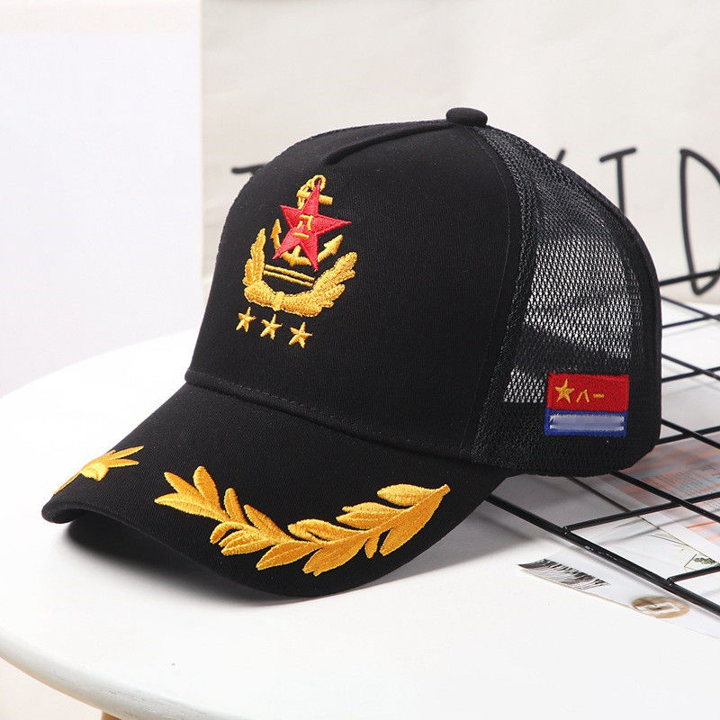 退伍老兵八一纪念帽老年男士棒球帽子春秋款长檐鸭舌帽夏季遮阳帽