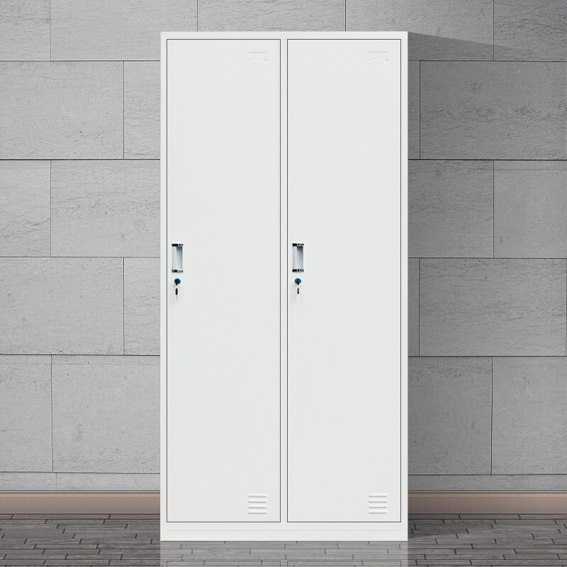 超创2门更衣柜铁皮柜 员工衣柜 铁衣柜 宿舍柜