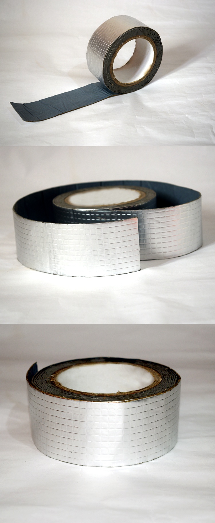 贴止漏胶屋顶裂缝自粘卷材彩钢瓦屋面材料 20cm宽*5m长压花铝防水胶带