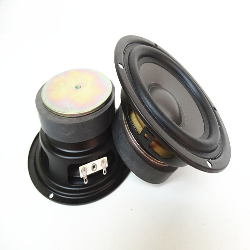 小功放喇叭45寸低音炮喇叭圆形功放喇叭扬声器4寸音箱喇叭4寸圆形带