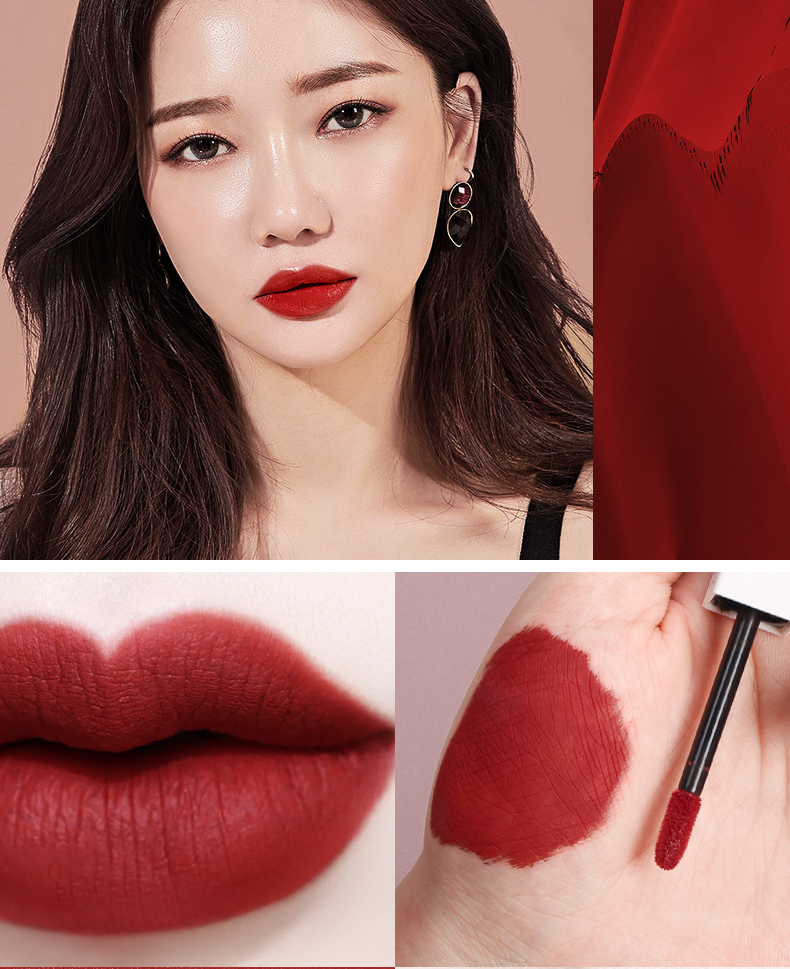 李佳琪推荐唇釉套装丝绒雾面哑光口红女学生款平价不色防水唇彩