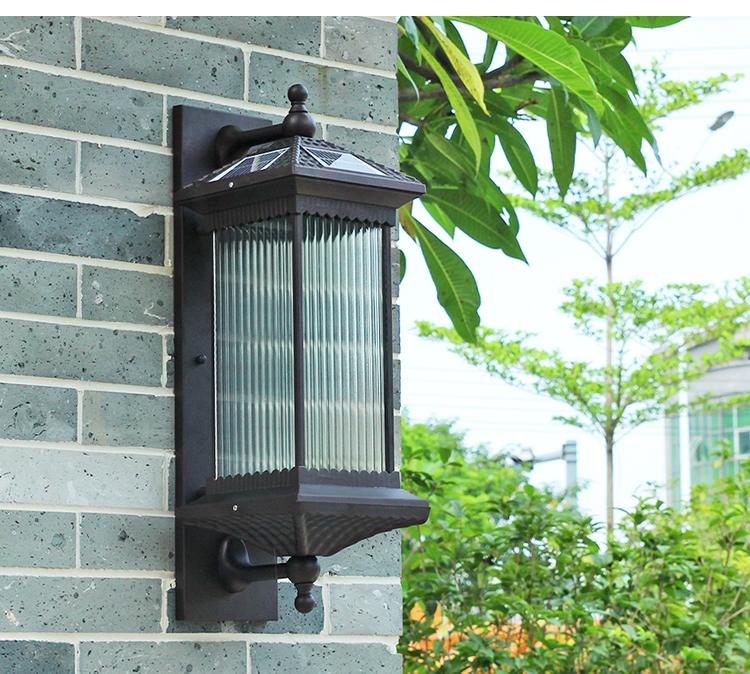 户外壁灯花园别墅室外太阳能庭院灯古达大门阳台过道外围墙门柱灯