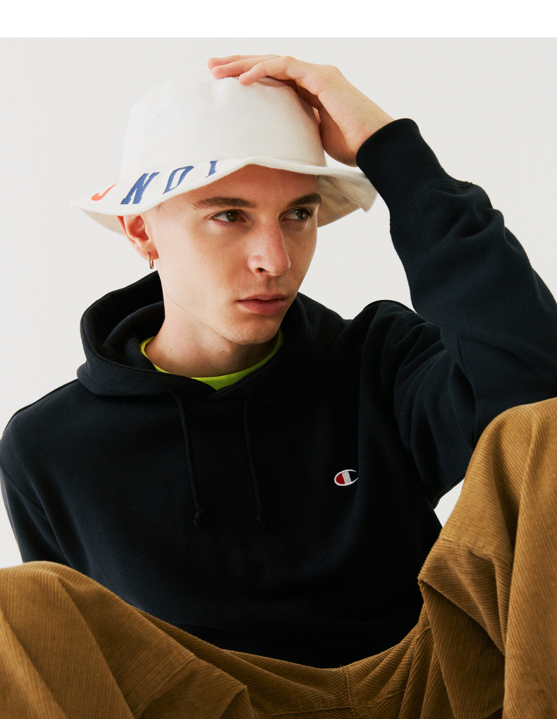 champion冠军2020秋宽松情侣同款经典小c卫衣男潮流连帽纯棉