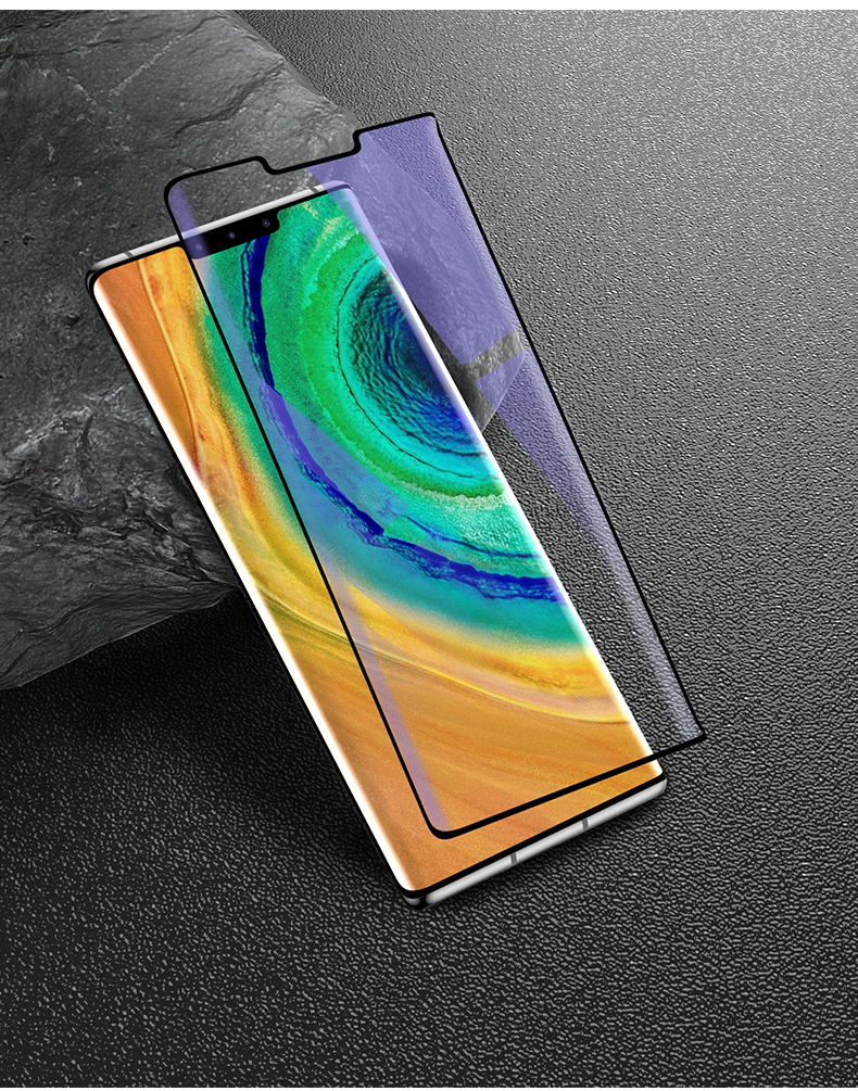 华为mate30pro钢化膜一体全屏覆盖mate30高清高透防摔抗蓝光防辐射