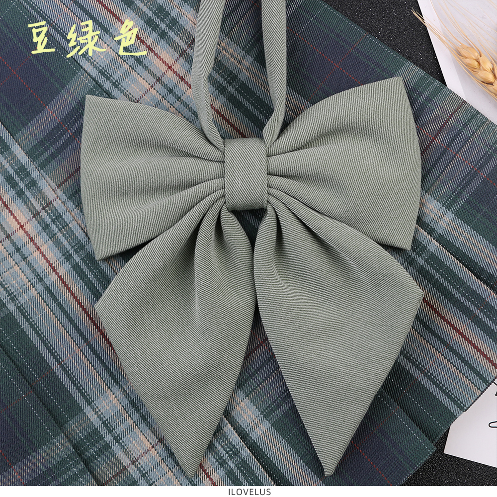 newlake纯色基础款平角羽根双层jk领结领花日系百搭小物制服衬衫领带