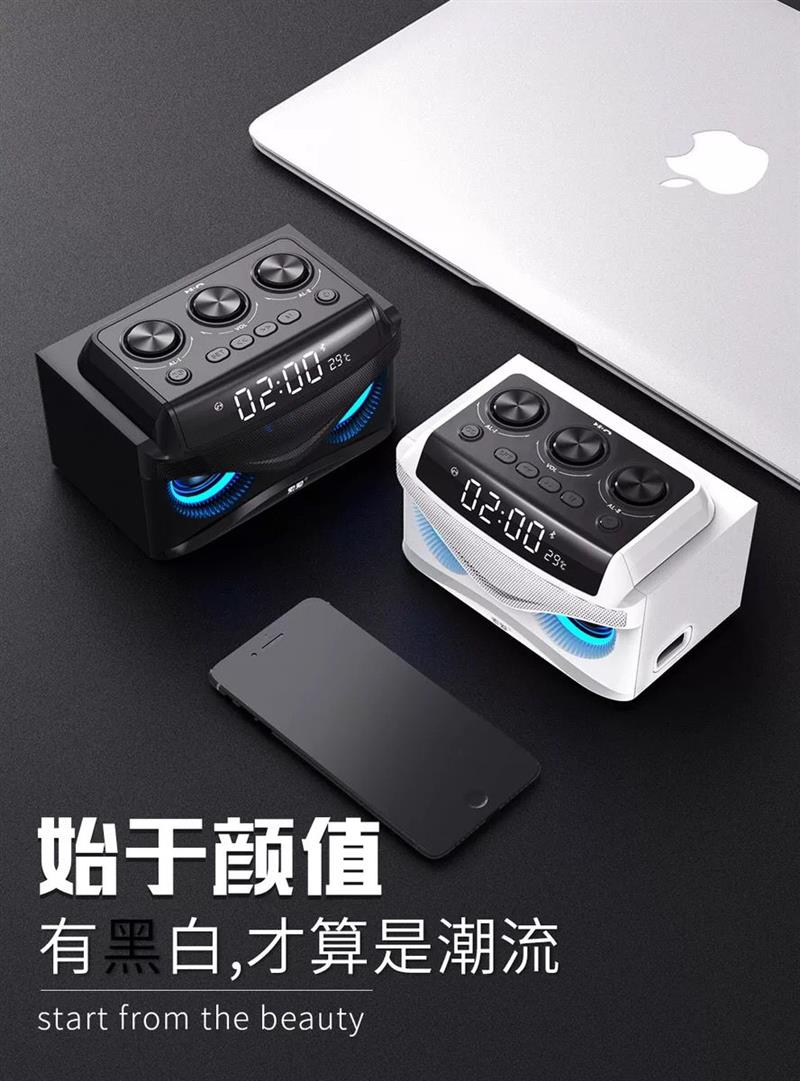 索爱s68蓝牙音箱超重低音炮无线手机车载户外家用迷你小音响3d环绕