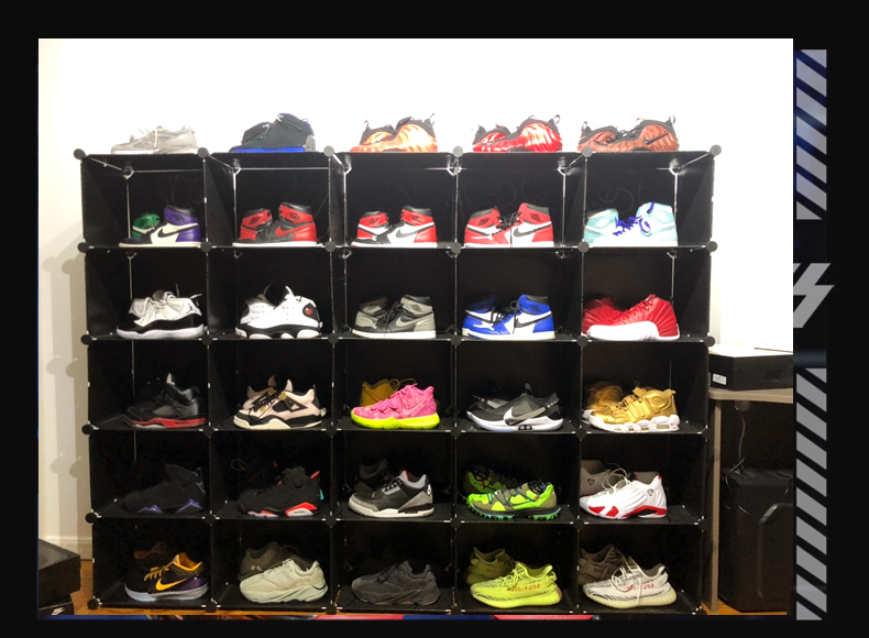 杞沐aj鞋盒收纳盒透明鞋架塑料篮球鞋墙防氧化鞋柜鞋子收纳神器20个装