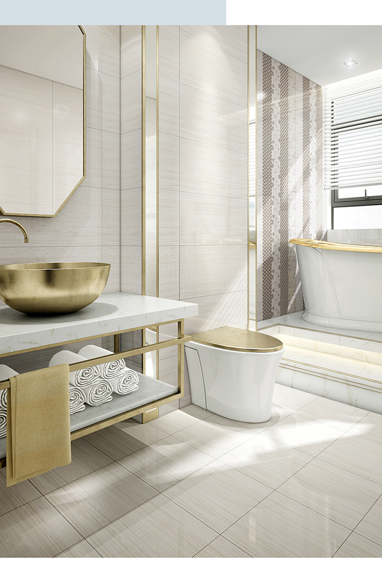 ceramics)瓷砖3d1e60199 新中源陶瓷简约条纹布纹瓷砖卫生间墙地砖300