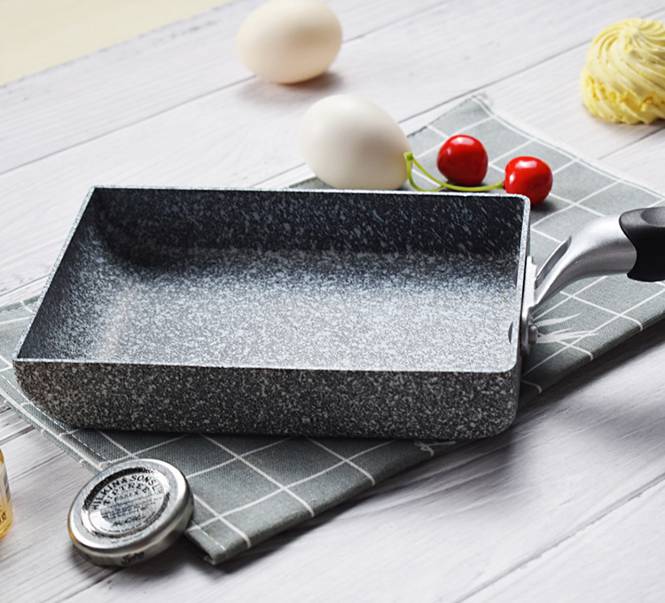 神居生活(kamuylife)长方形煎锅玉子烧平底锅麦饭石锅不粘锅厚蛋烧