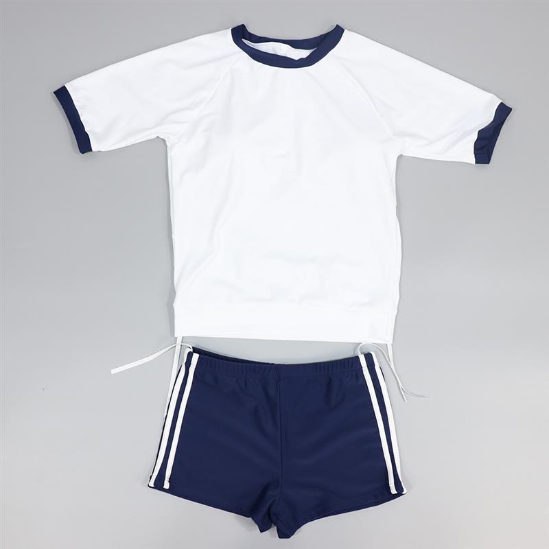 日式正版学校体操服学生校园运动服日系少女写真画册分体泳衣