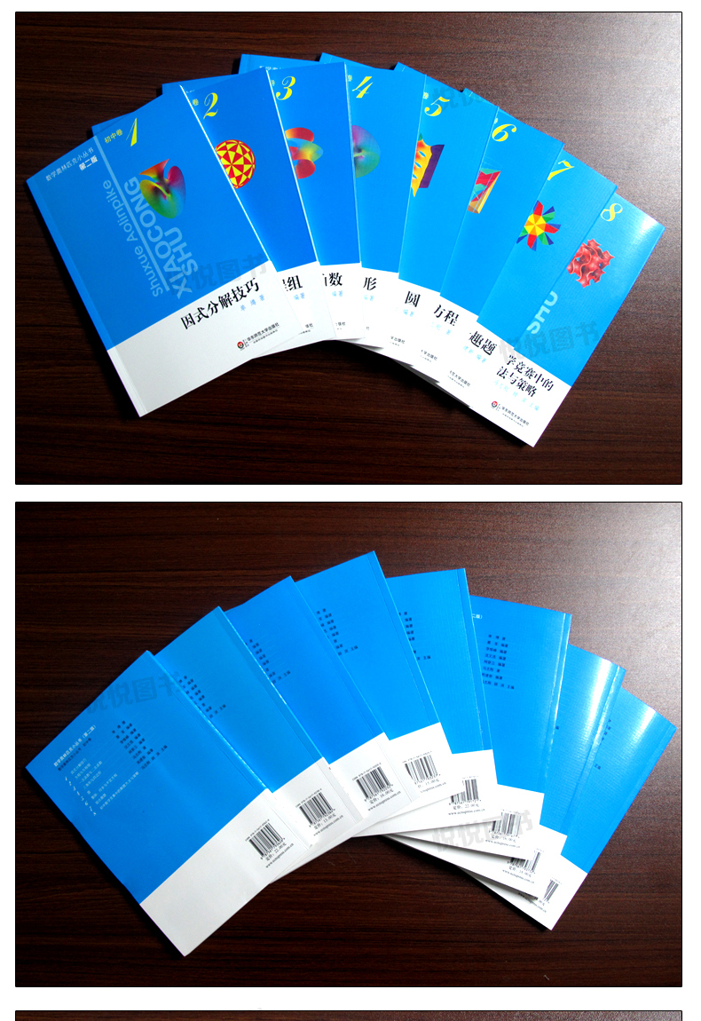 2019新版数学奥林匹克小丛书初中卷全套8册小蓝本初中七八九年级奥数