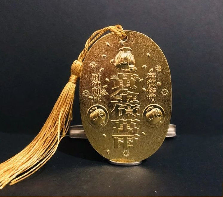 大黑天纯铜财神令招财开财库催旺正财偏财纯铜摆件