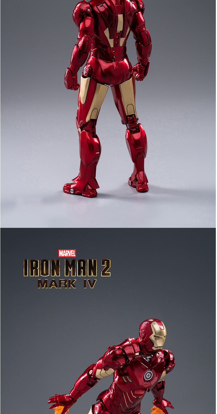 中动玩具190604mk4钢铁侠漫威玩具手办十周年系列珍藏版玩具