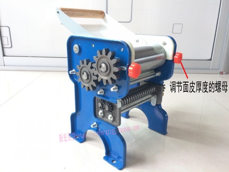 海鸥150-2商用手摇压面机 制面机家用轧面机加厚铸铁钢板