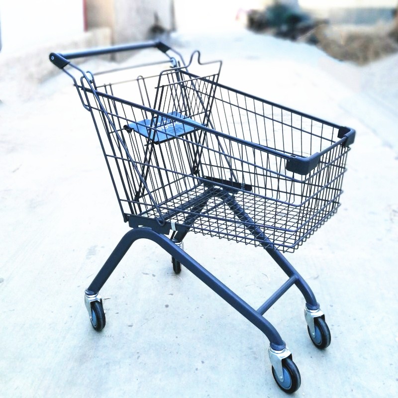 定做超市购物车商场手推车家用买菜车物业推车理货车便利店大号手推车