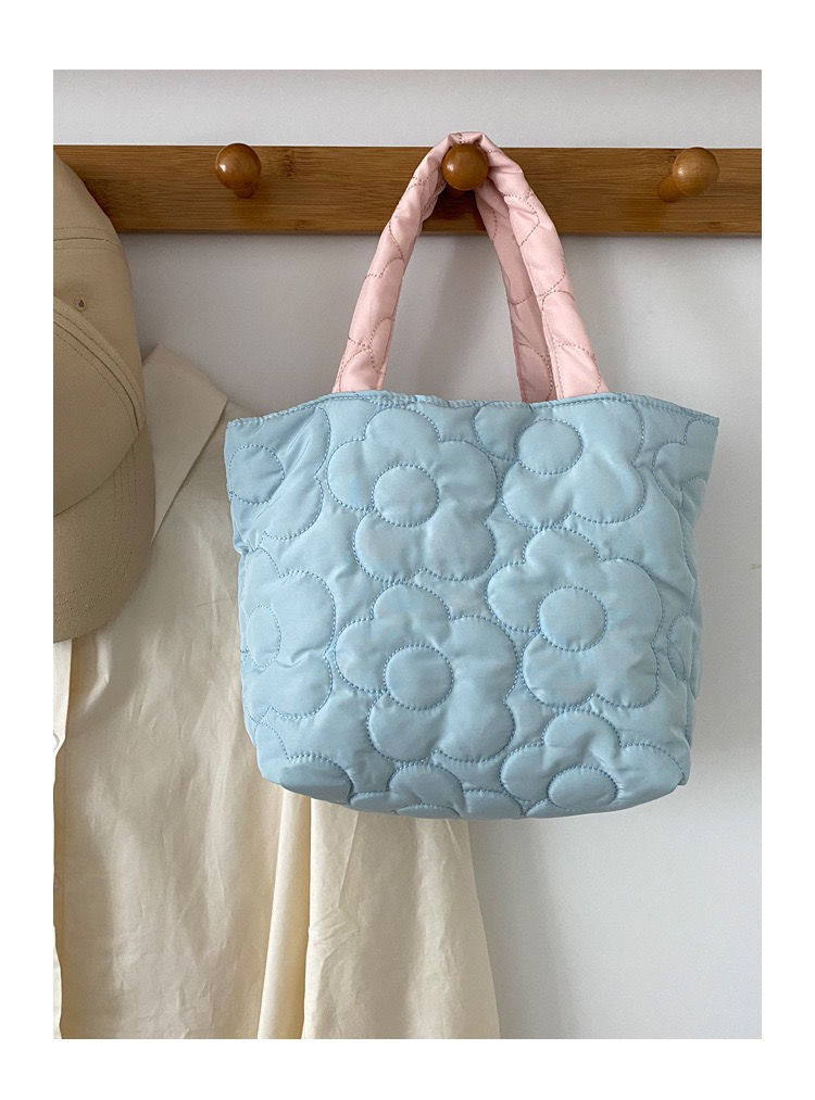 黄色野菓工作室wildfruchte原创野餐包可爱棉花包日系ins手提袋便当包