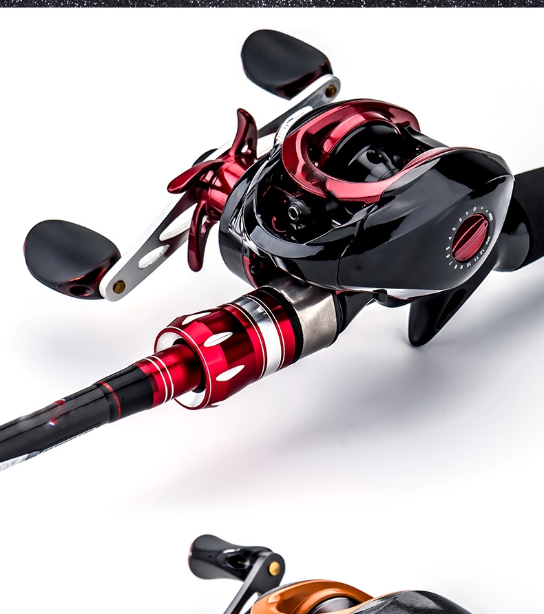 魅扣小黄轮水滴轮路亚轮渔线轮海钓轮打黑微物改装轮马口远投a款黄色