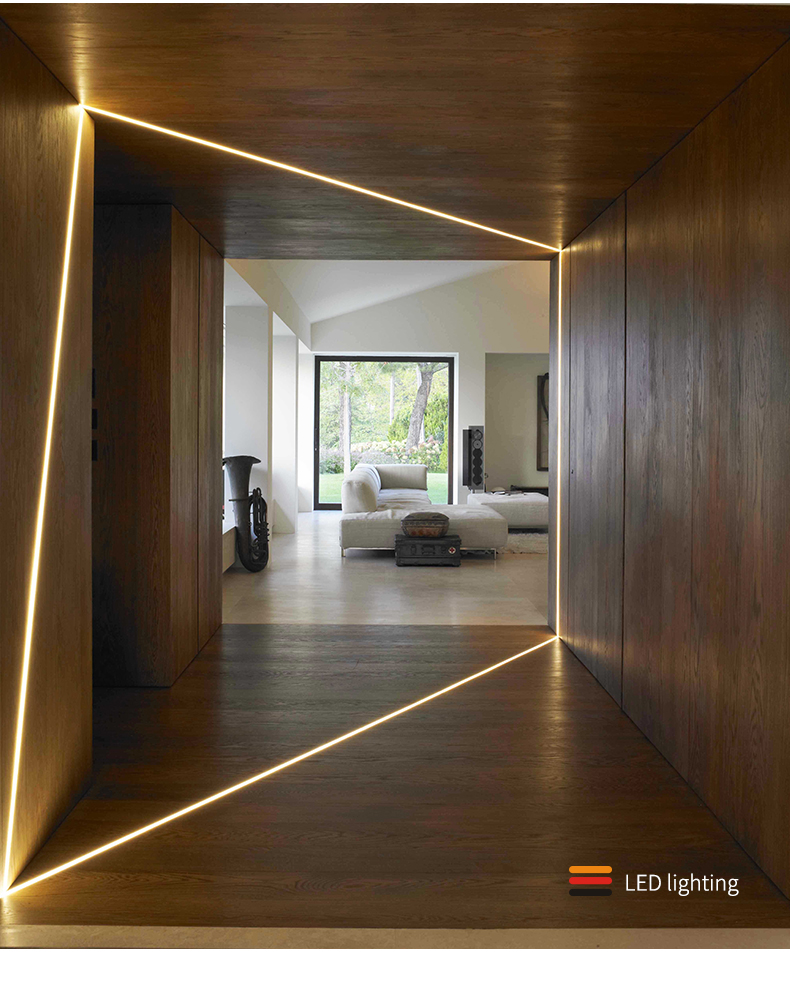 西顿照明led线条灯嵌入式明装无主灯简约现代氛围灯走廊过道玄关线性