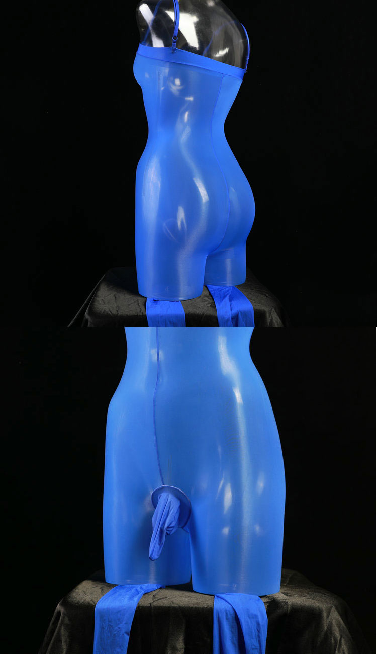 油光男士情趣丝袜吊带一体连身袜带jj套入体高腰连裤袜性感8d超薄