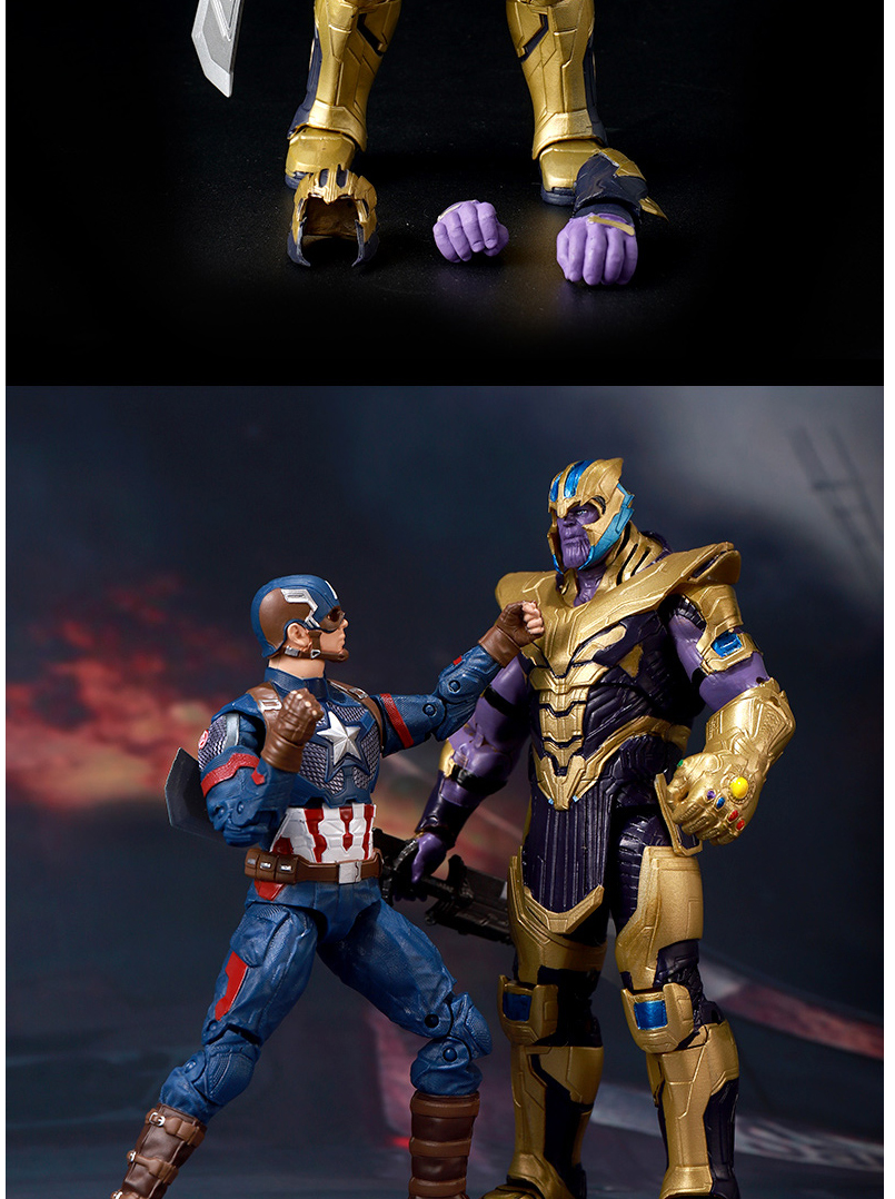 中动玩具1806028寸灭霸漫威手办复仇者联盟关节可动玩具收藏款