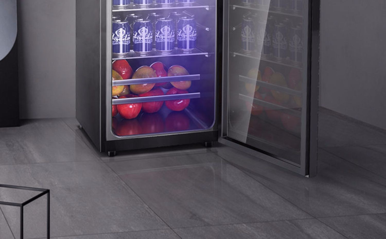 荣事达透明玻璃门冰箱茶叶保鲜柜单门小型欧式冰吧红酒柜办公室冷藏柜