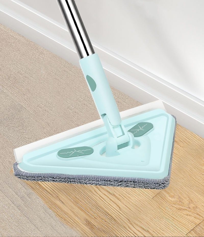 时光旧巷大号三角拖把多功能擦窗器屋顶墙面玻璃除尘拖布拖地旋转拖把