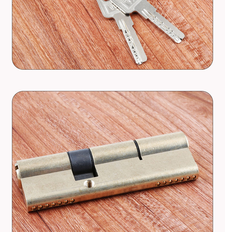 通用型 锁舌类型:三锁舌 是否带钥匙:带钥匙 把手材质:铜 锁芯材质:铜