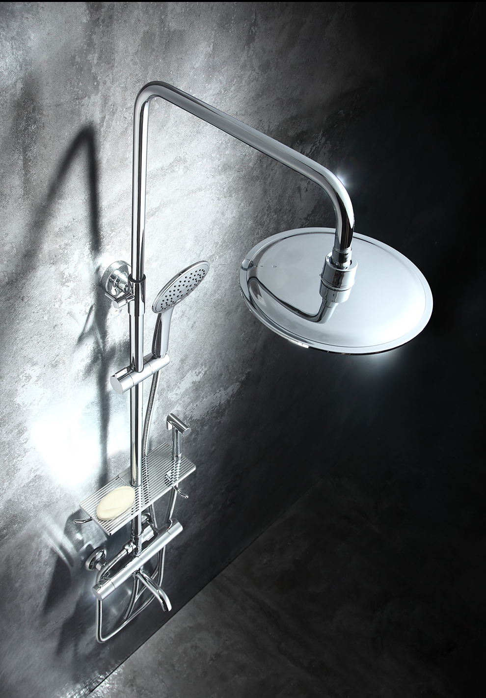 德国高好goho智能恒温淋浴花洒套装增压淋浴花洒喷头全铜花洒淋浴水