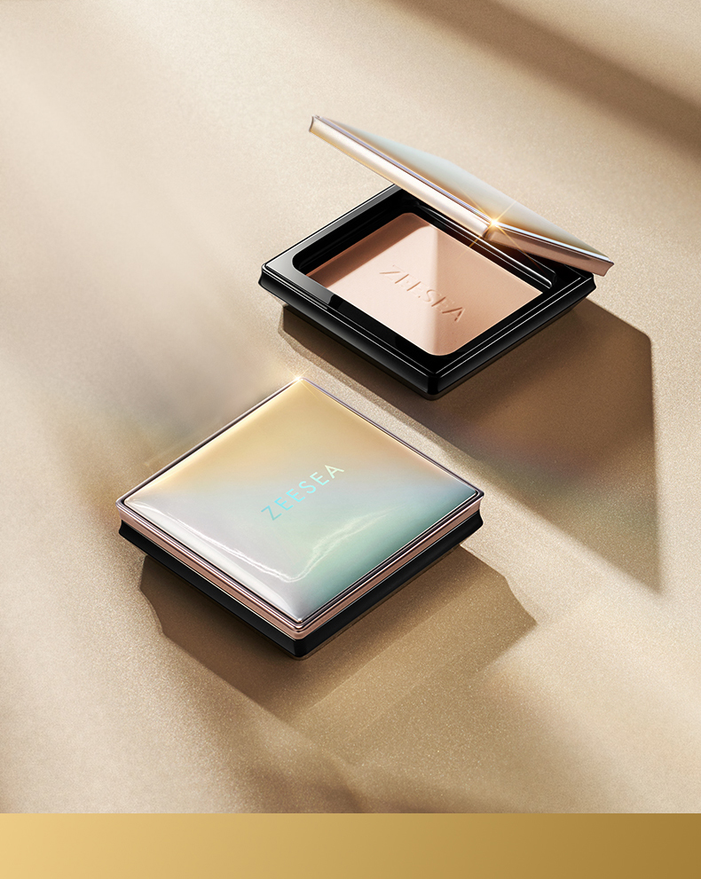 zeesea滋色埃及蜜粉饼散粉定妆粉控油持久防水防汗遮瑕