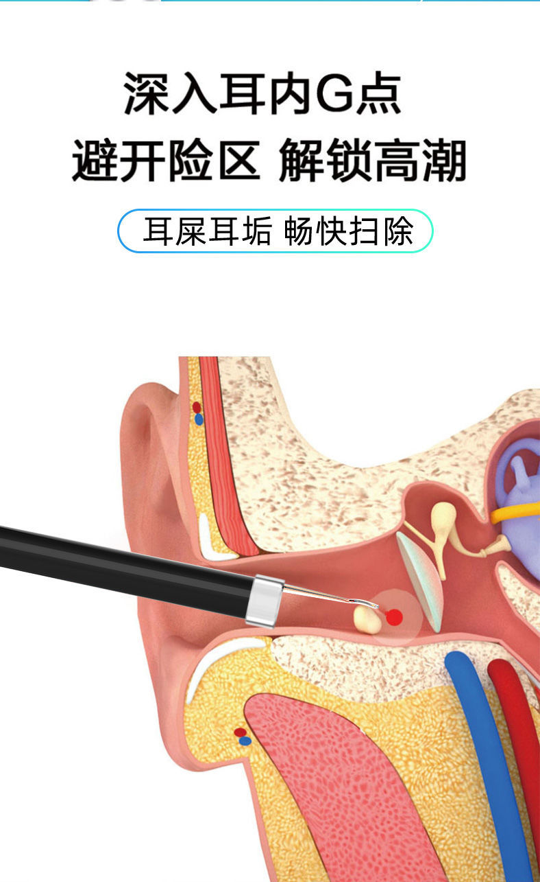 带灯掏耳勺安装步骤图图片