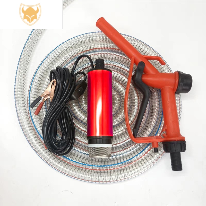 西默抽油泵12v24v伏220v电动水泵加油抽油器柴油小型油抽子加油枪泵