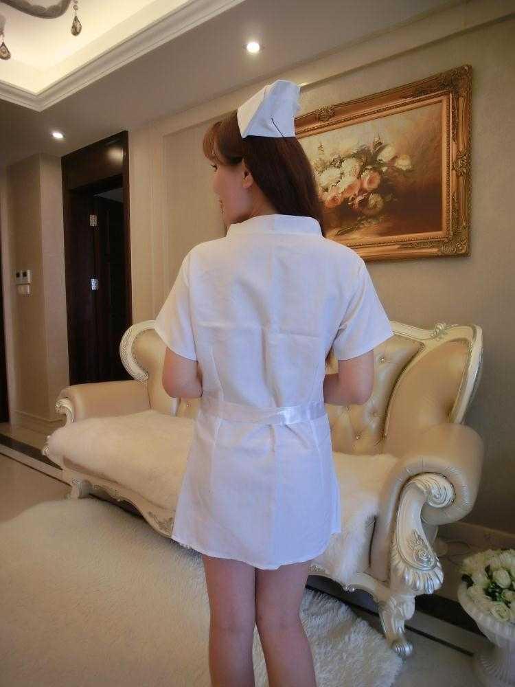 加大码护士服情趣内衣制服诱惑套装胖mm性感衣服女激情透视套装 粉红