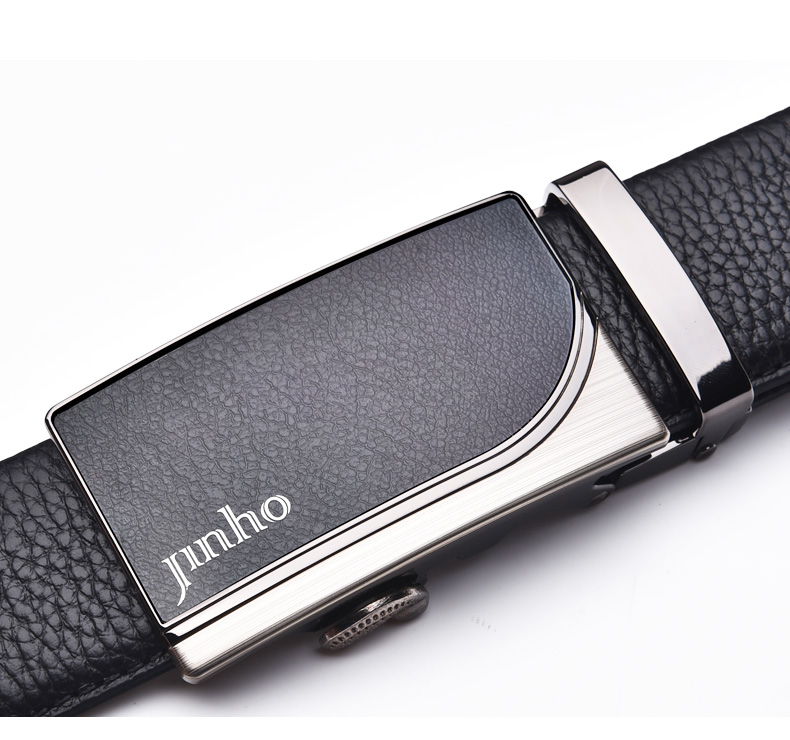 金猴jinho新品男士真皮自动扣头层牛皮腰带商务休闲裤带17y001wx17